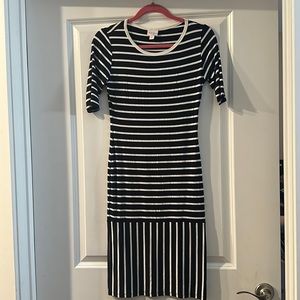 Striped LulaRoe Julia Dress
